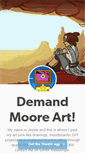 Mobile Screenshot of demandmooreart.com