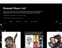Tablet Screenshot of demandmooreart.com